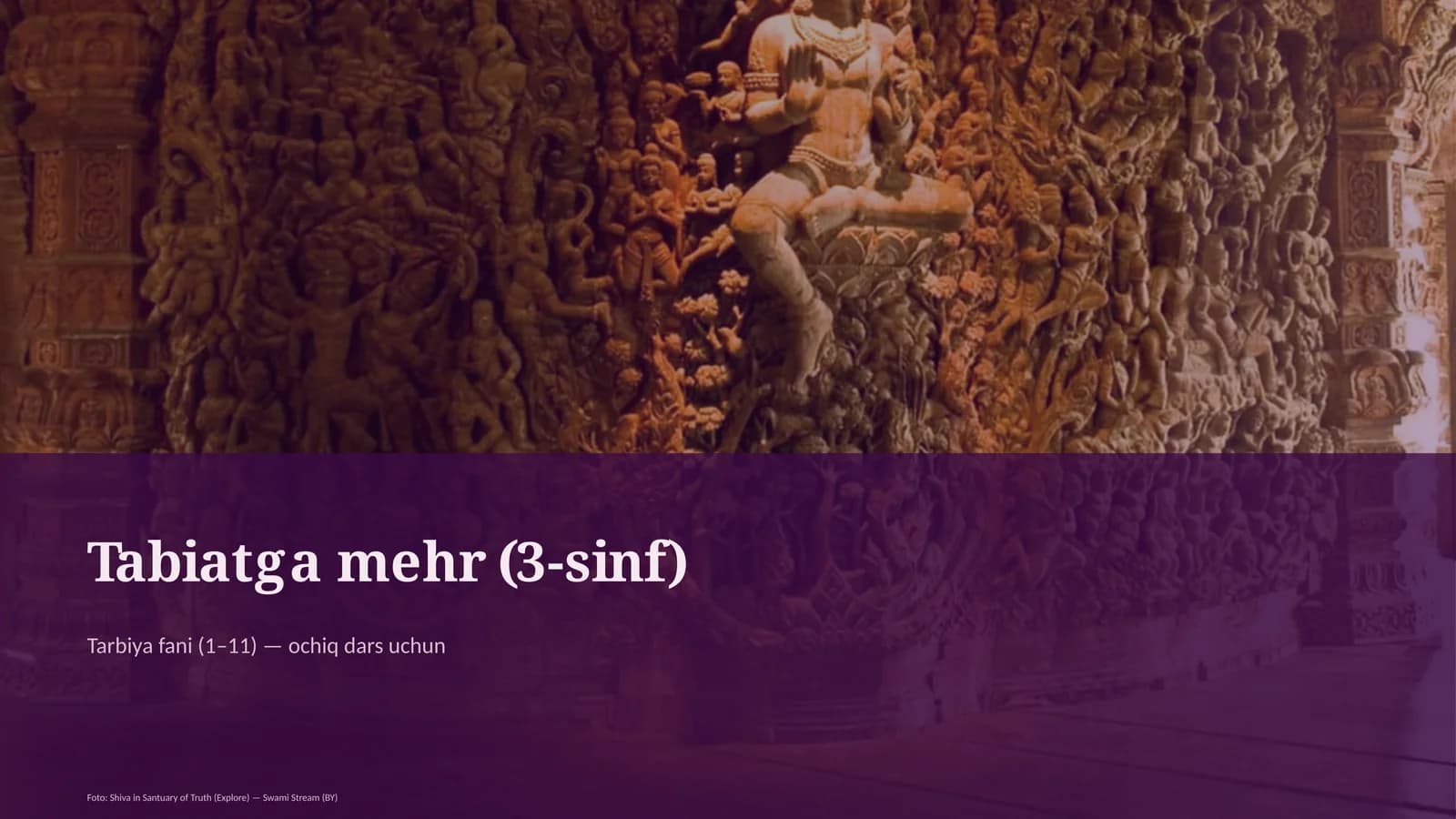 Tabiatga mehr (3-sinf)