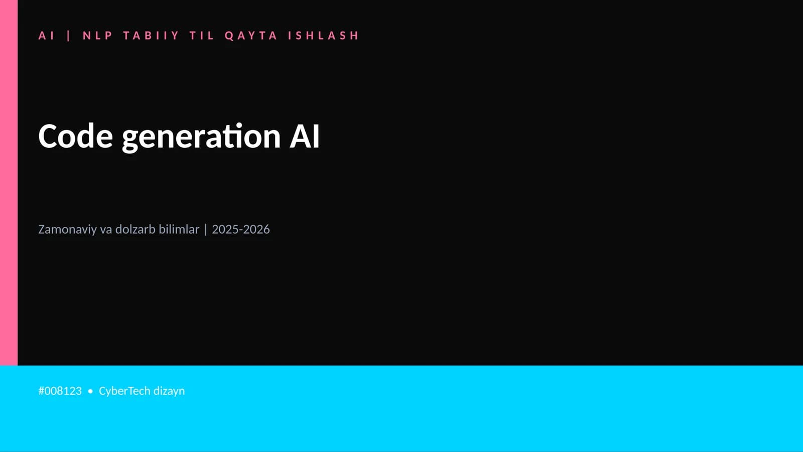 Code generation AI