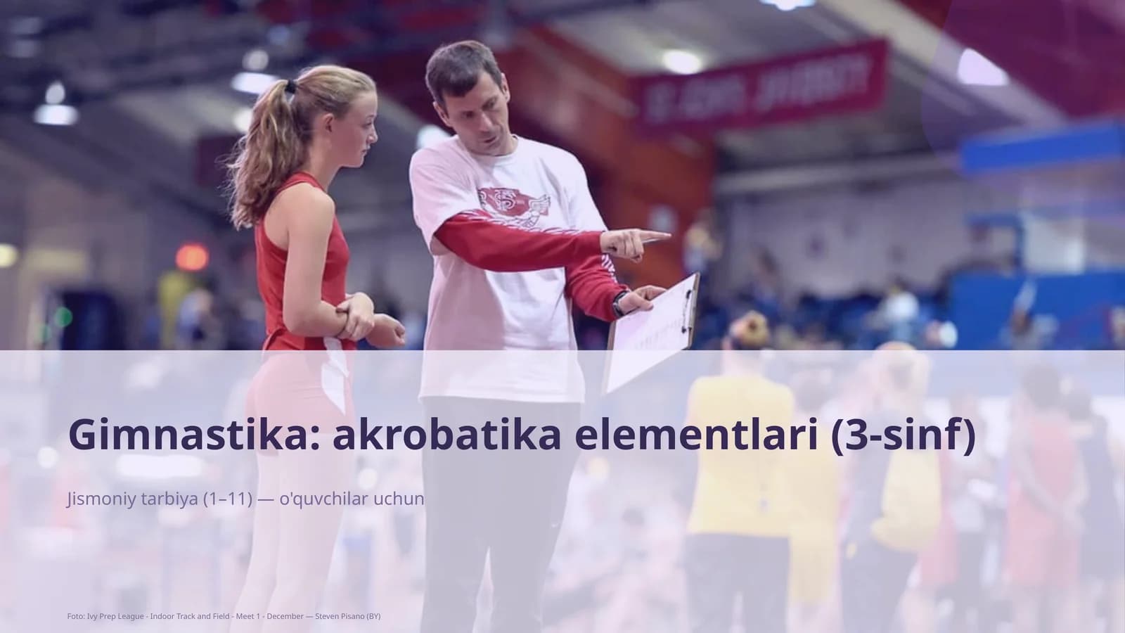 Gimnastika: akrobatika elementlari (3-sinf)
