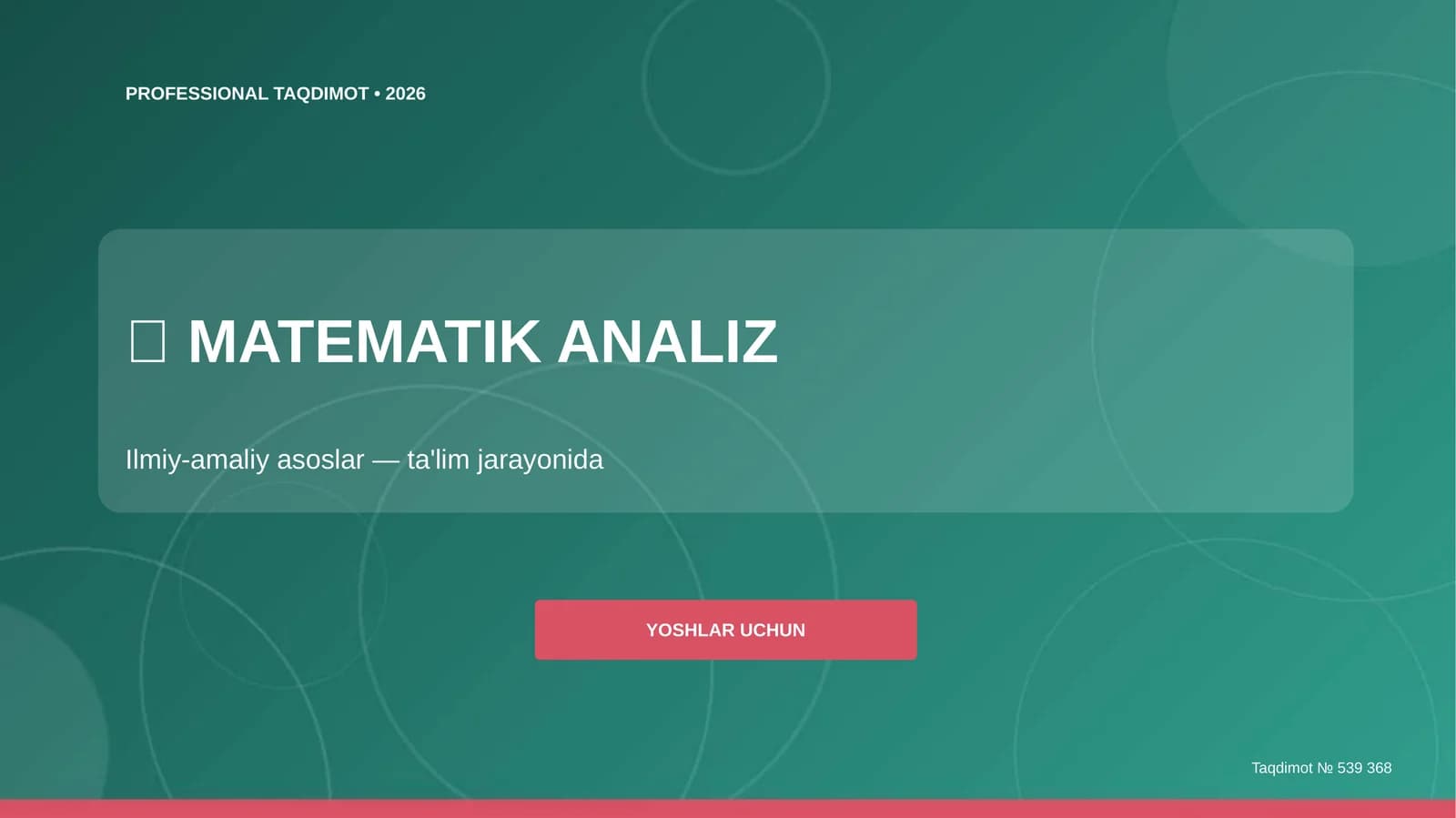 Matematik Analiz
