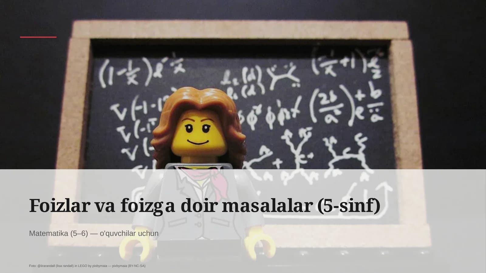 Foizlar va foizga doir masalalar (5-sinf)