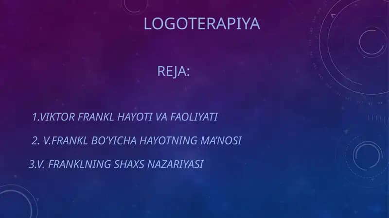Logoterapiya