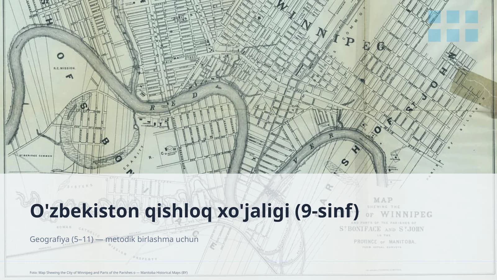 O'zbekiston qishloq xo'jaligi (9-sinf)