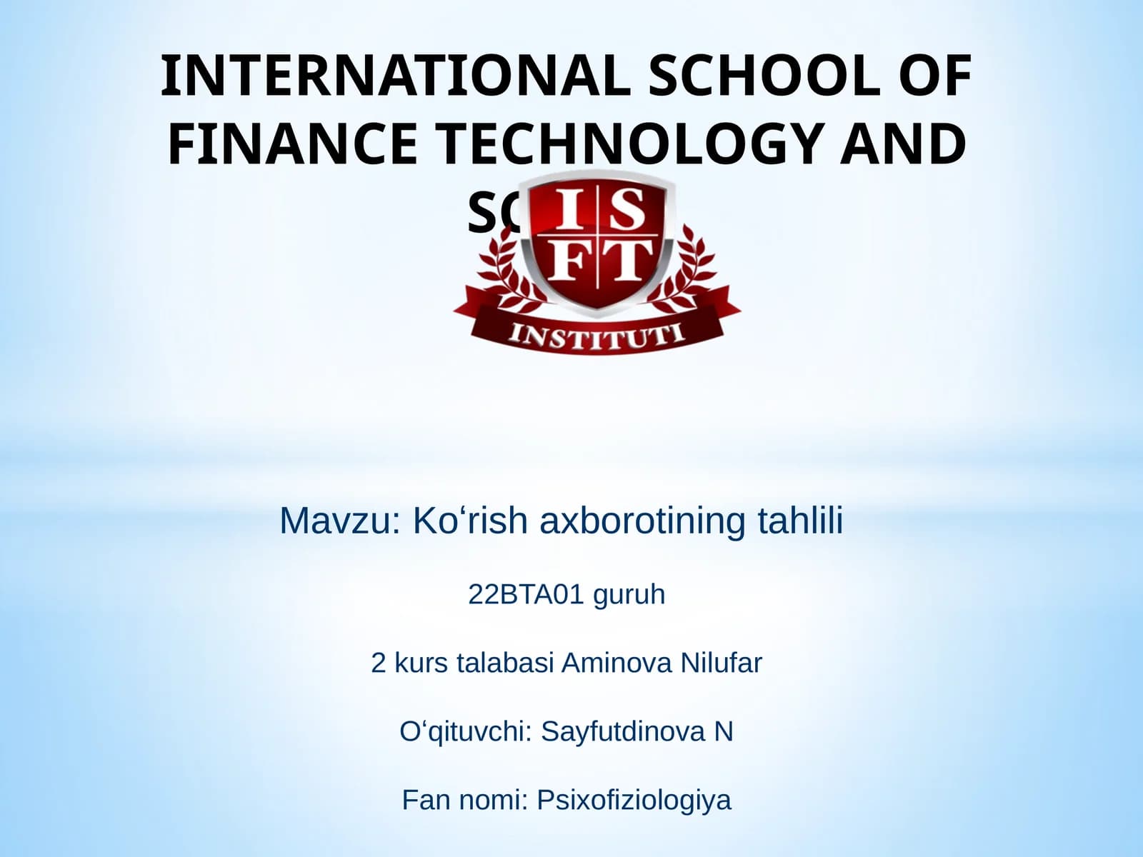 Psixofiziologiya