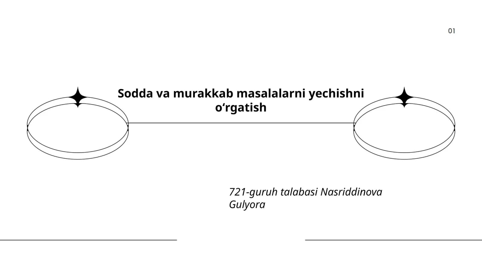 Sodda va murakkab masalalarni yechishni oʻrgatish