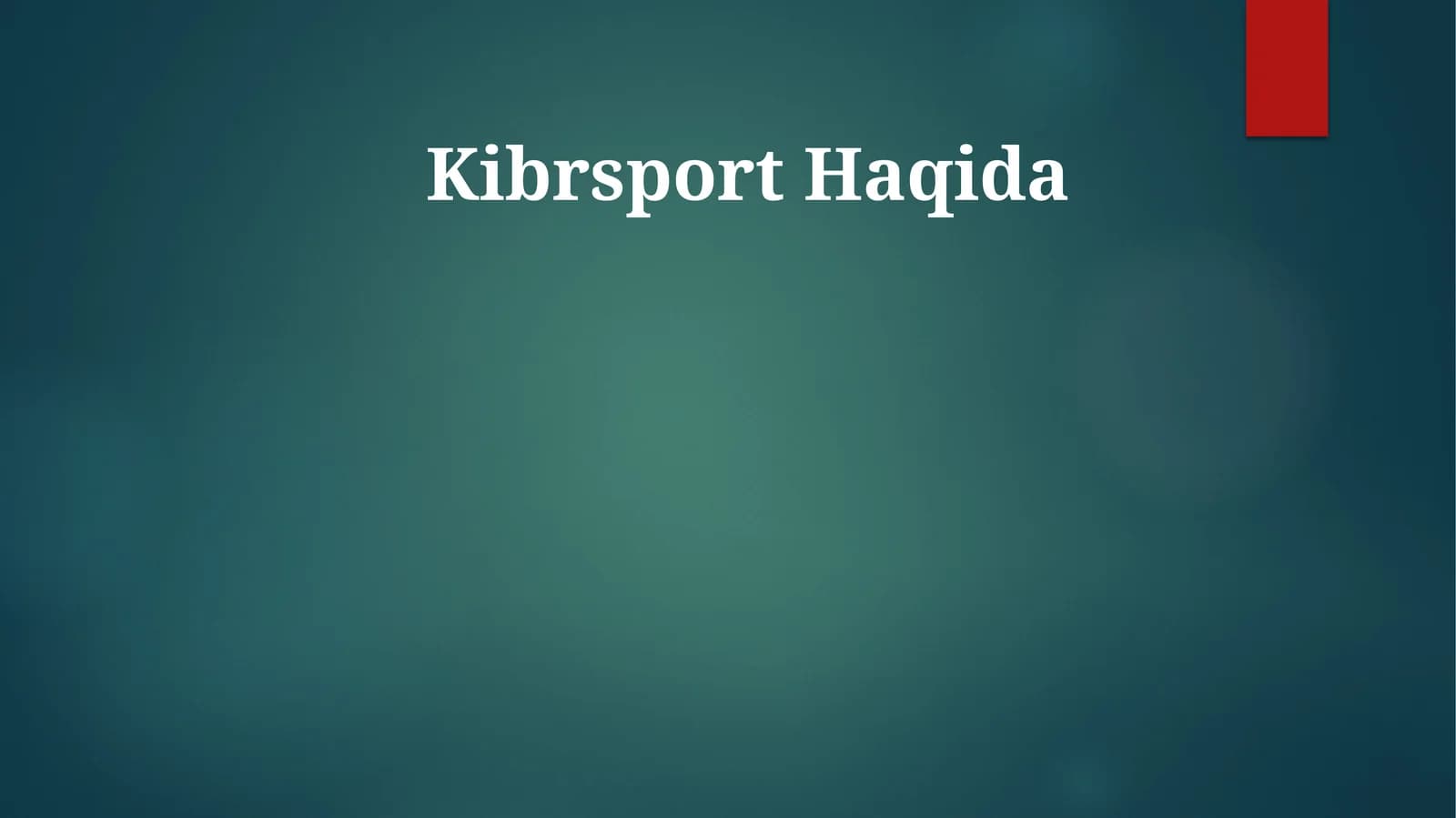 Kibrsport Haqida
