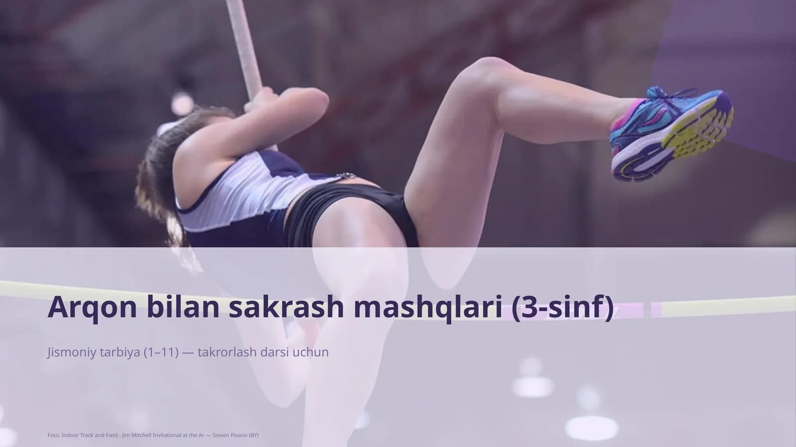Arqon bilan sakrash mashqlari (3-sinf)