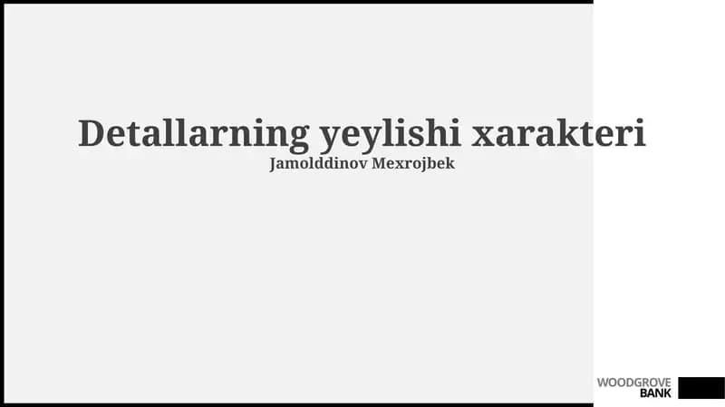 Tafsilotlar va Muvaffaqiyat