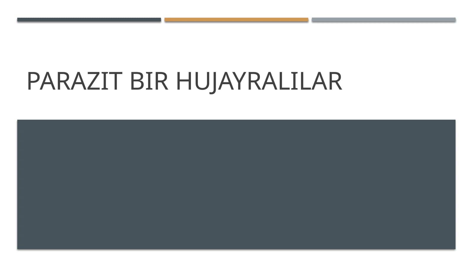 Parazit bir hujayralilar