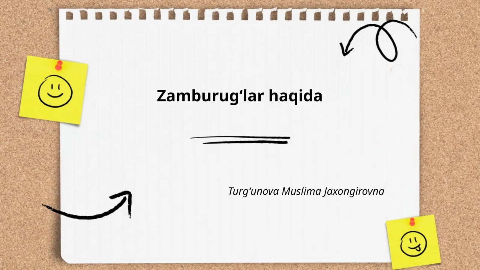 Zamburugʻlar haqida