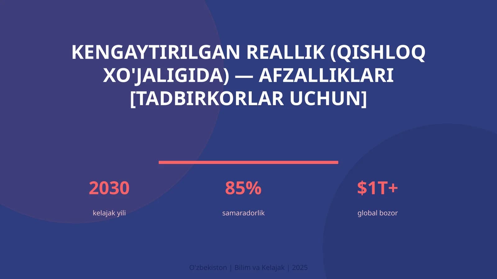 Kengaytirilgan reallik (qishloq xo'jaligida) — afzalliklari [tadbirkorlar uchun]