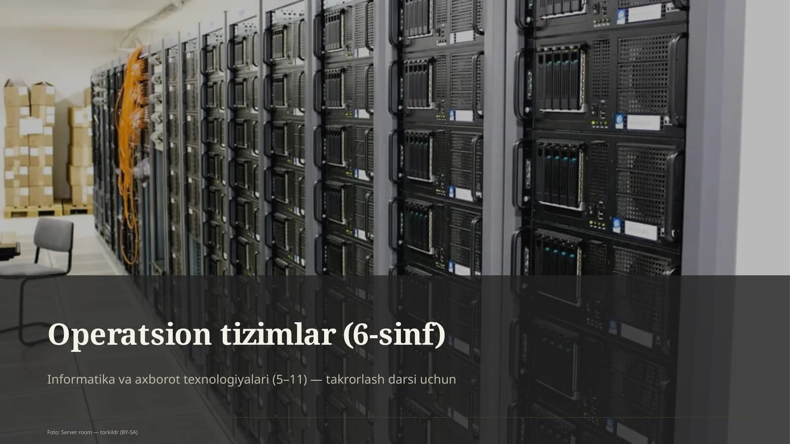 Operatsion tizimlar (6-sinf)