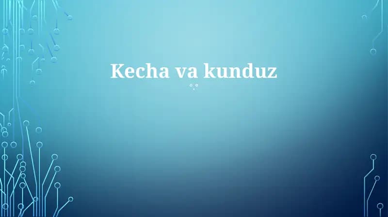 Kun va tun