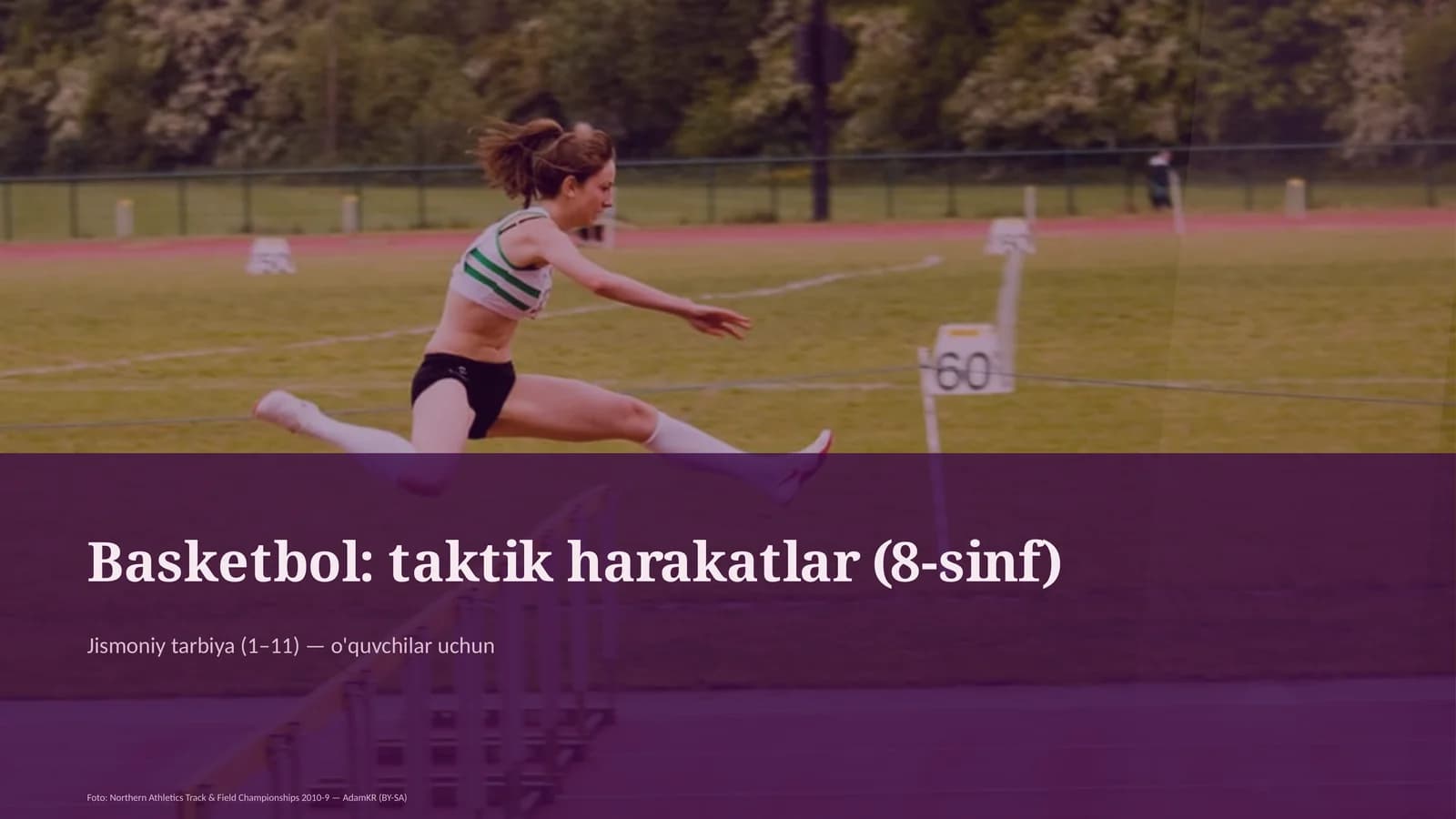 Basketbol: taktik harakatlar (8-sinf)