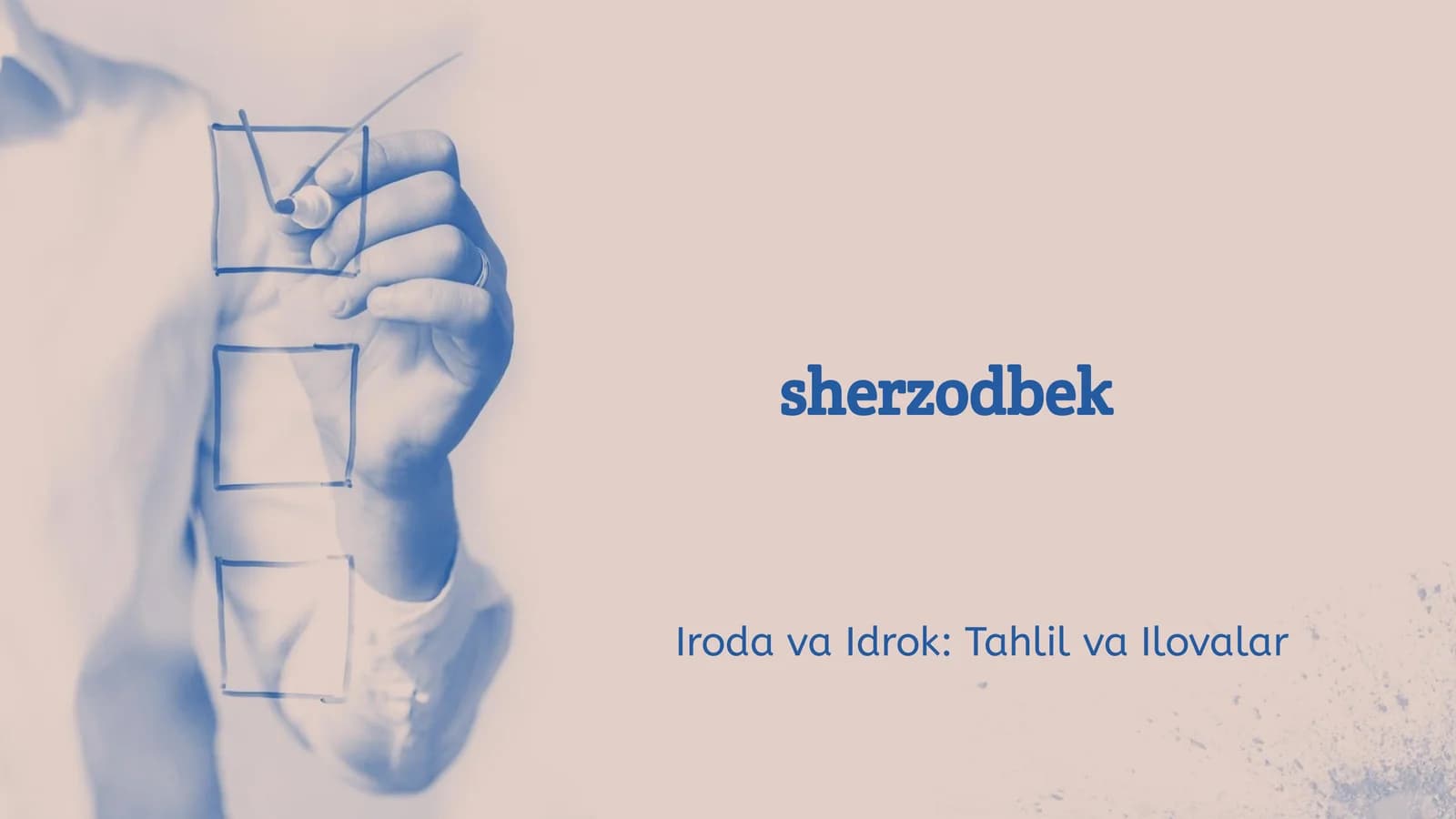 Iroda va Idrok: Tahlil va Ilovalar