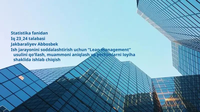 Statistika fanidan