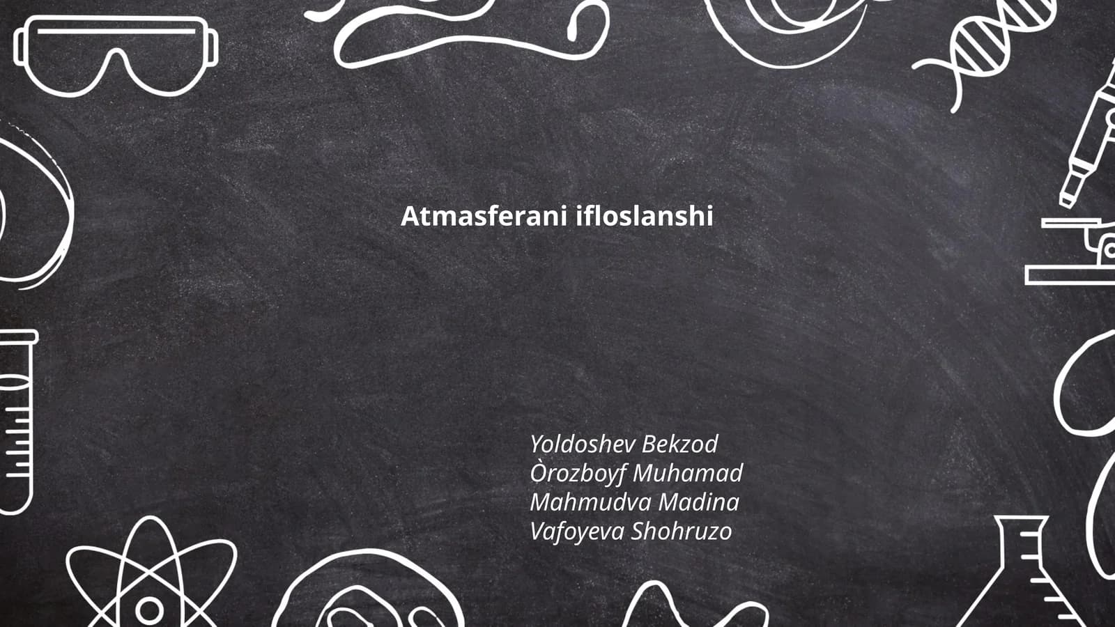 Atmosferani ifloslanish