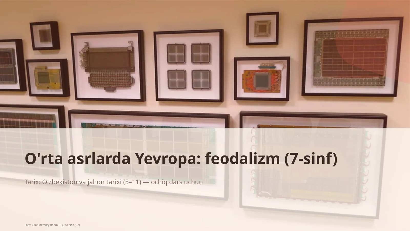 O'rta asrlarda Yevropa: feodalizm (7-sinf)