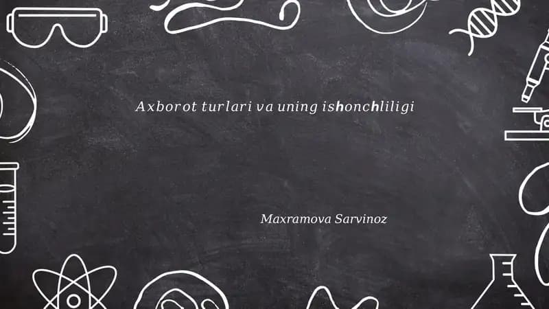 Axborot turlari