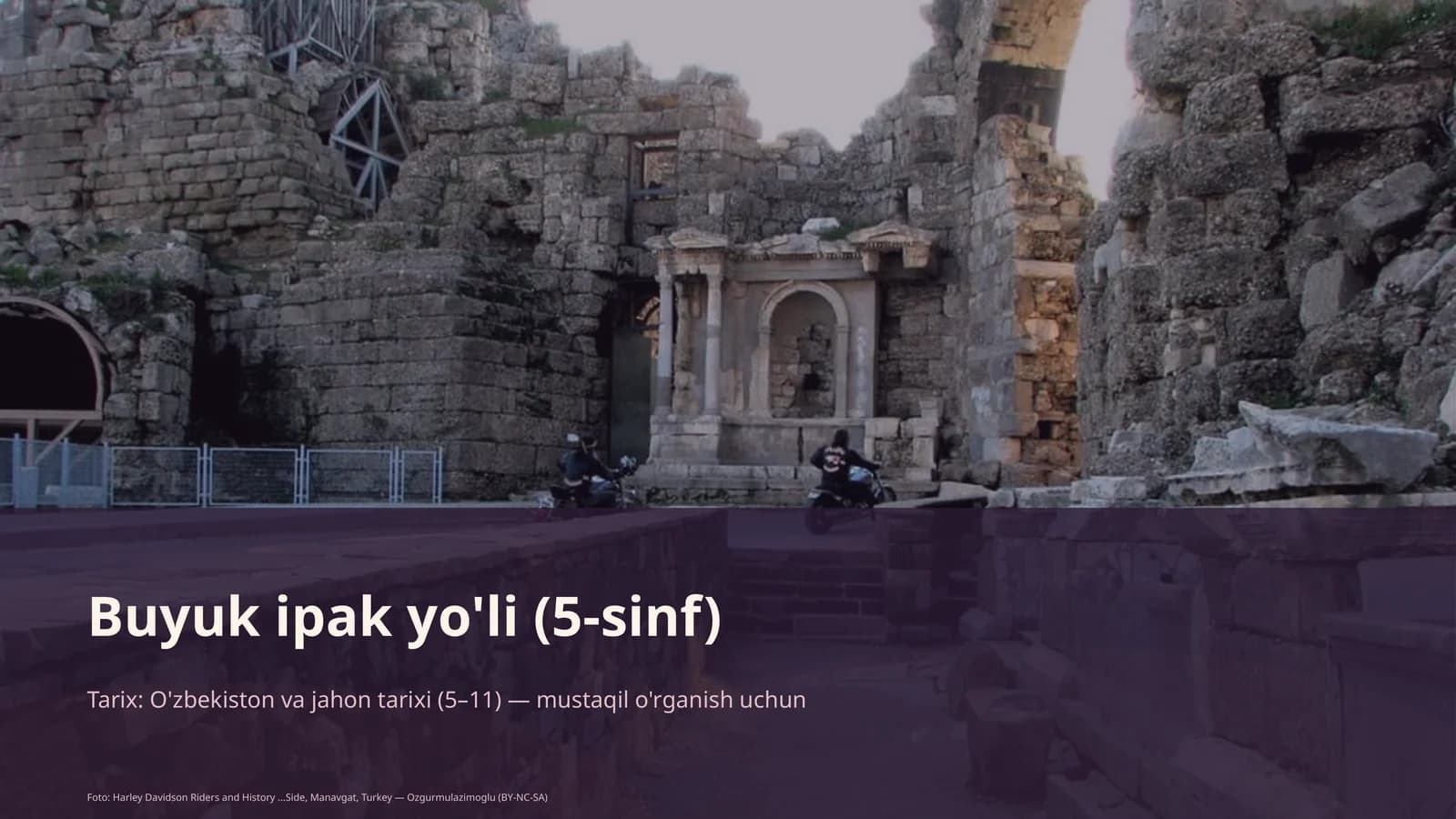 Buyuk ipak yo'li (5-sinf)