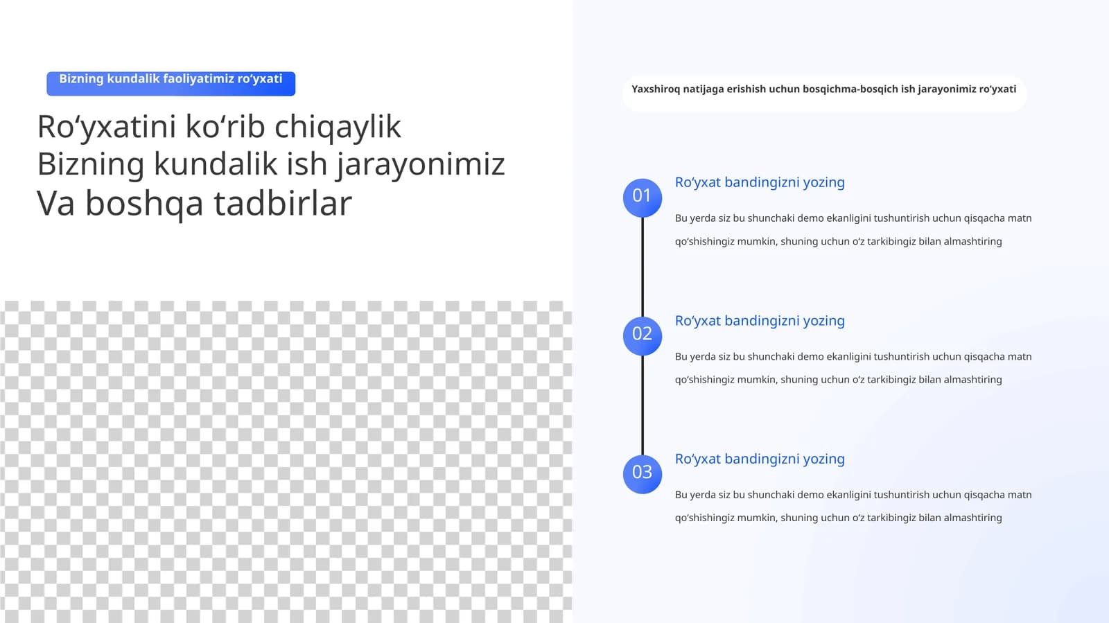 Bepul ish oqimi taqdimoti slayd shabloni Taqdimoti (12 Slayd)