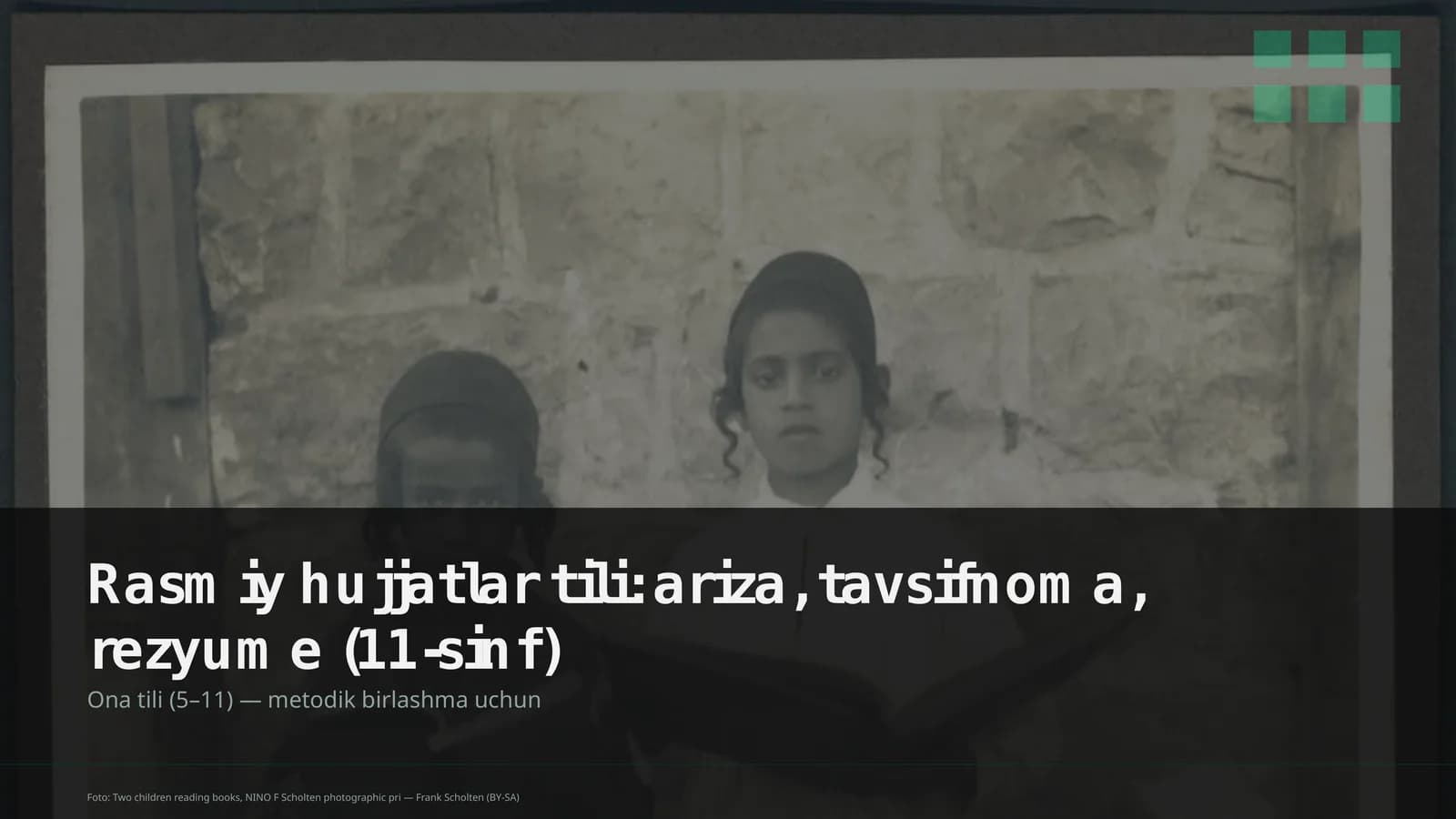 Ona tili (5–11) — metodik birlashma uchun