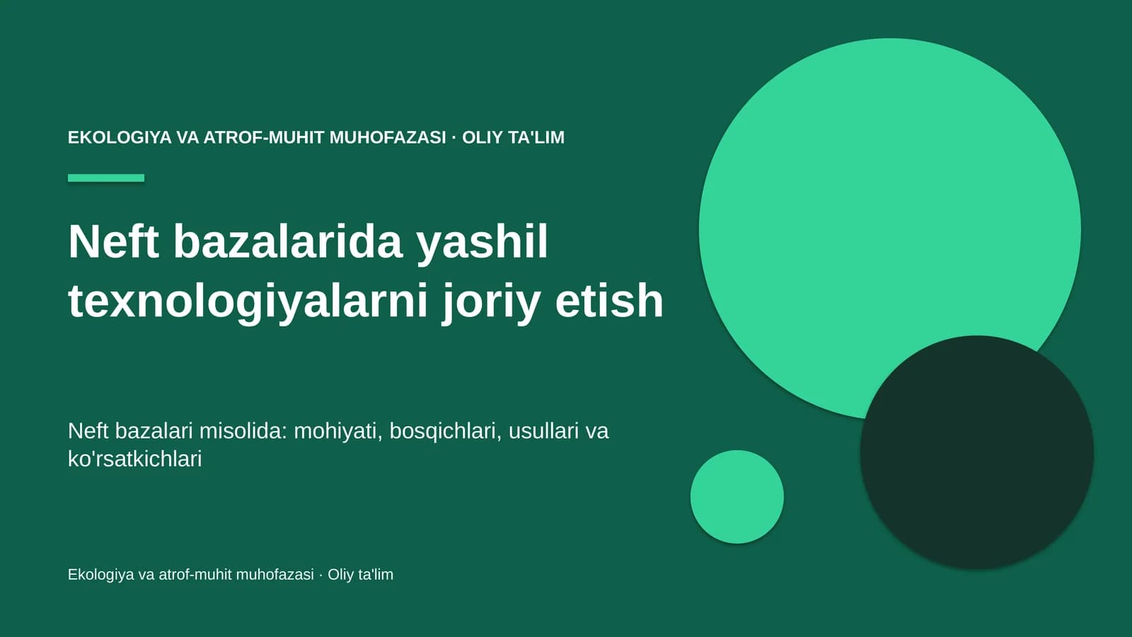 neft bazalarida yashil texnologiyalarni joriy etish 4289