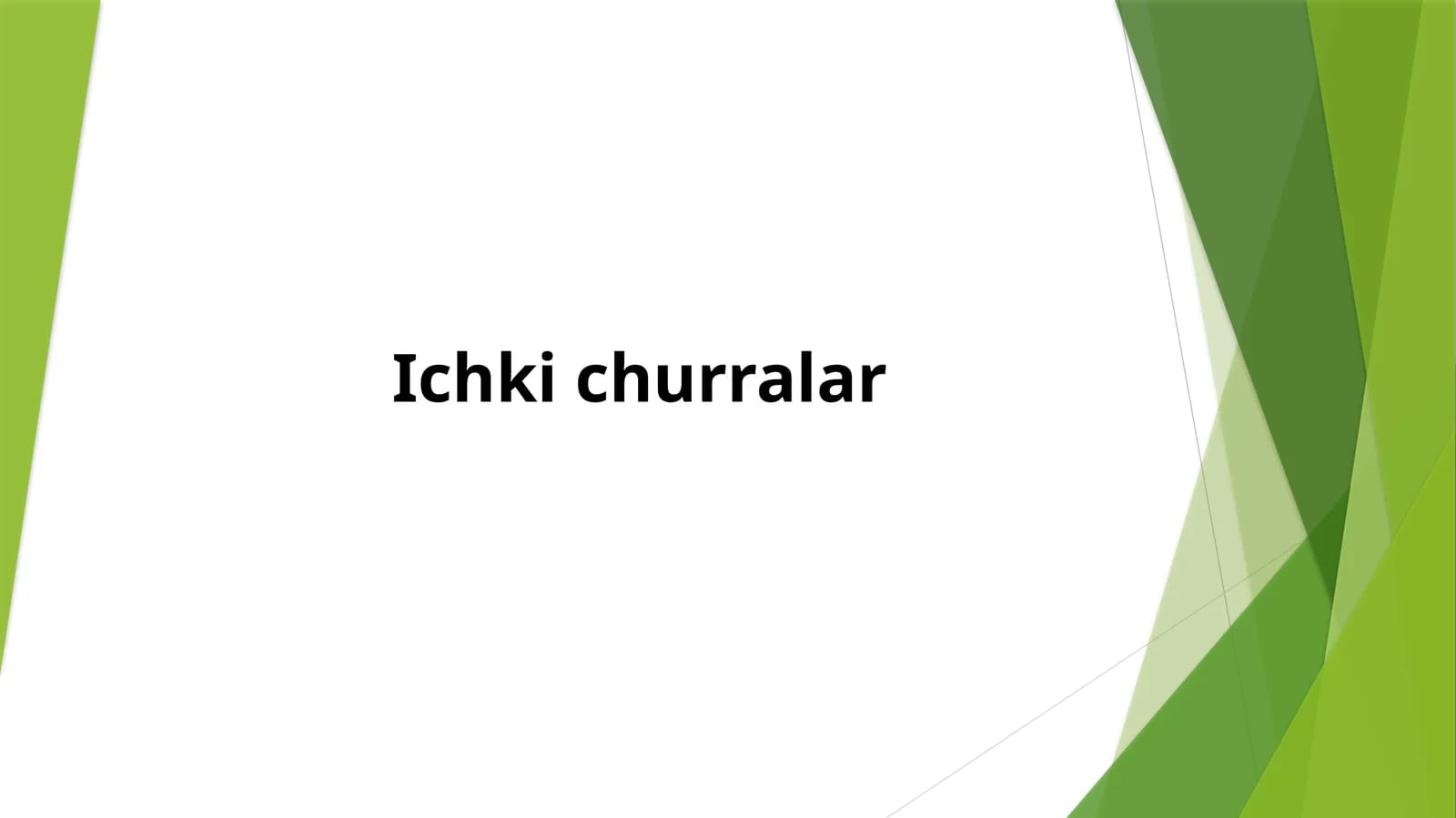 Ichki churralar
