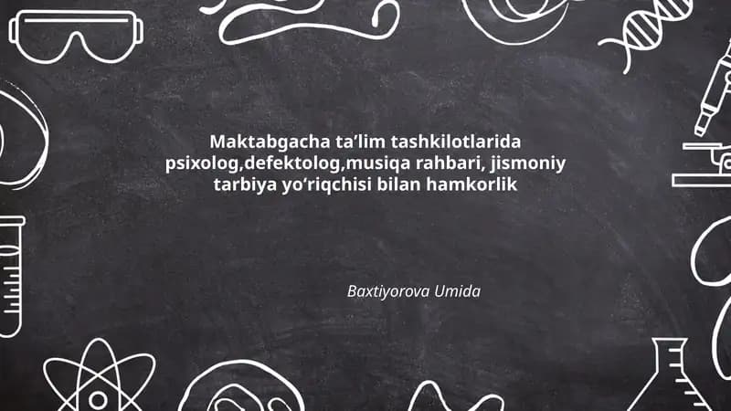 Jamoaviy diagnostika va bolalarni baholash usullari