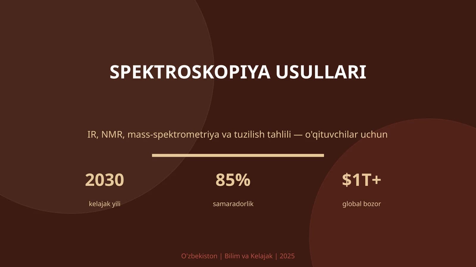 SPEKTROSKOPIYA USULLARI