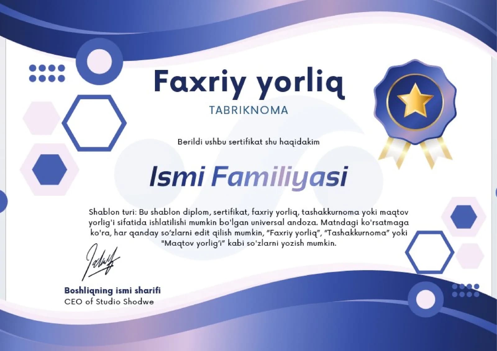 FAXRIY YORLIQ
