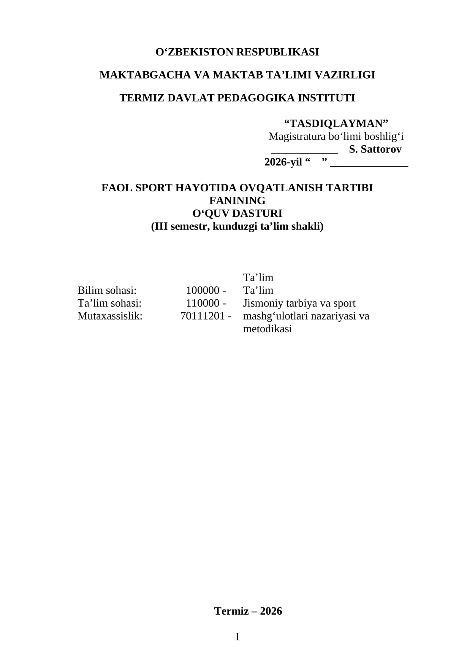 faol sport hayotida ovqatlanish tartibi