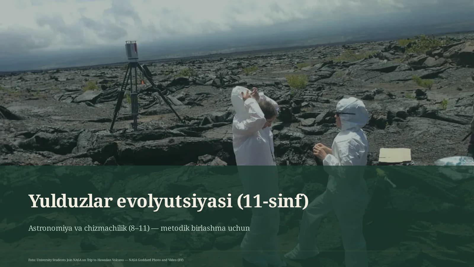 Yulduzlar evolyutsiyasi (11-sinf)
