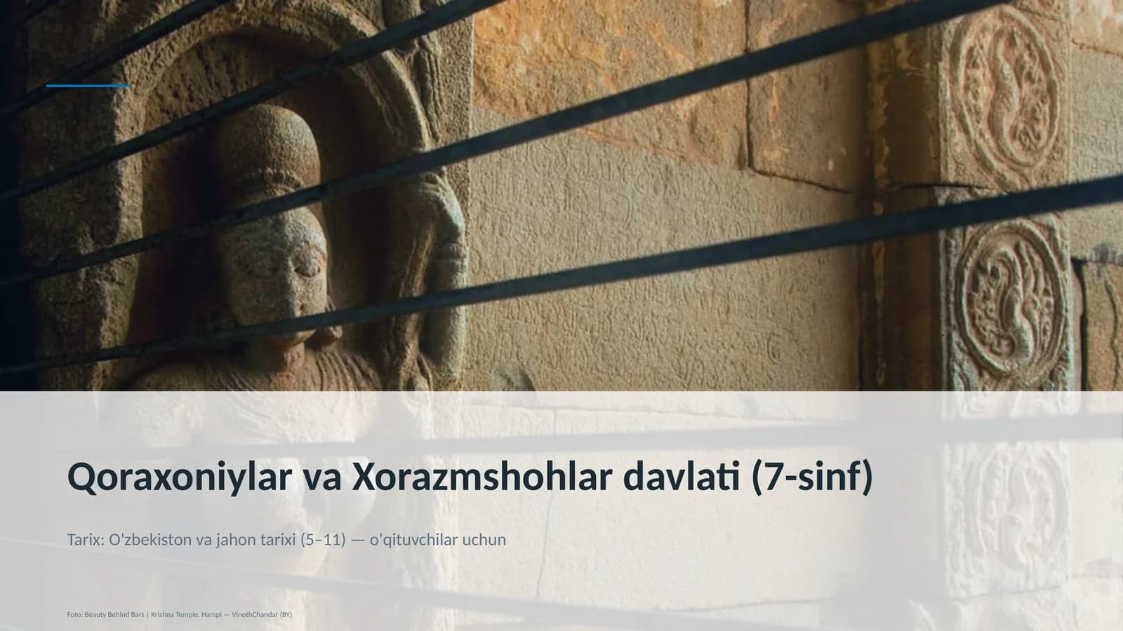 Qoraxoniylar va Xorazmshohlar davlati (7-sinf)