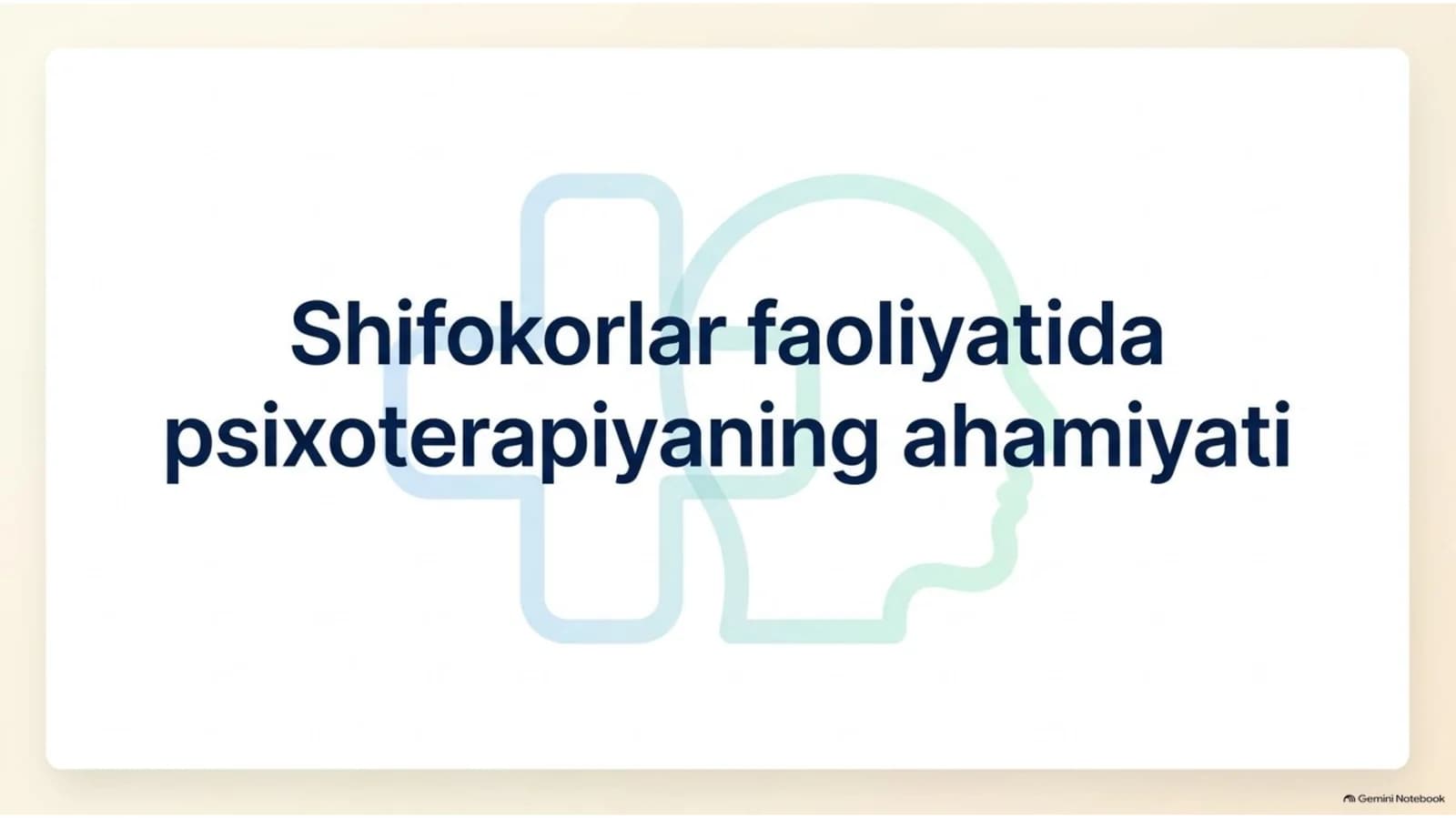 Shifokor faoliyatida psixoterapiya — samarali muloqot va davolash