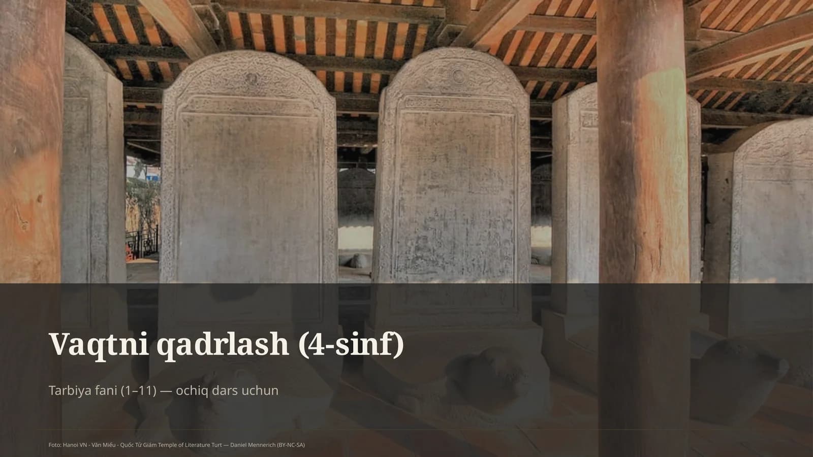 Vaqtni qadrlash (4-sinf)