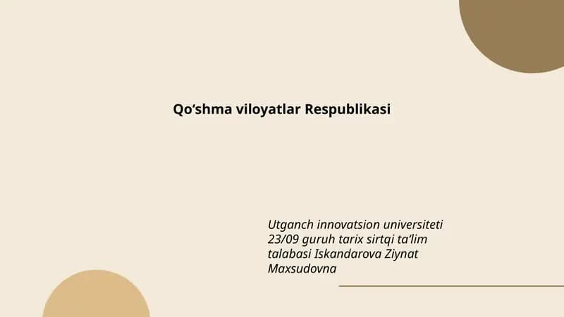 Qo‘shma viloyatlar Respublikasi