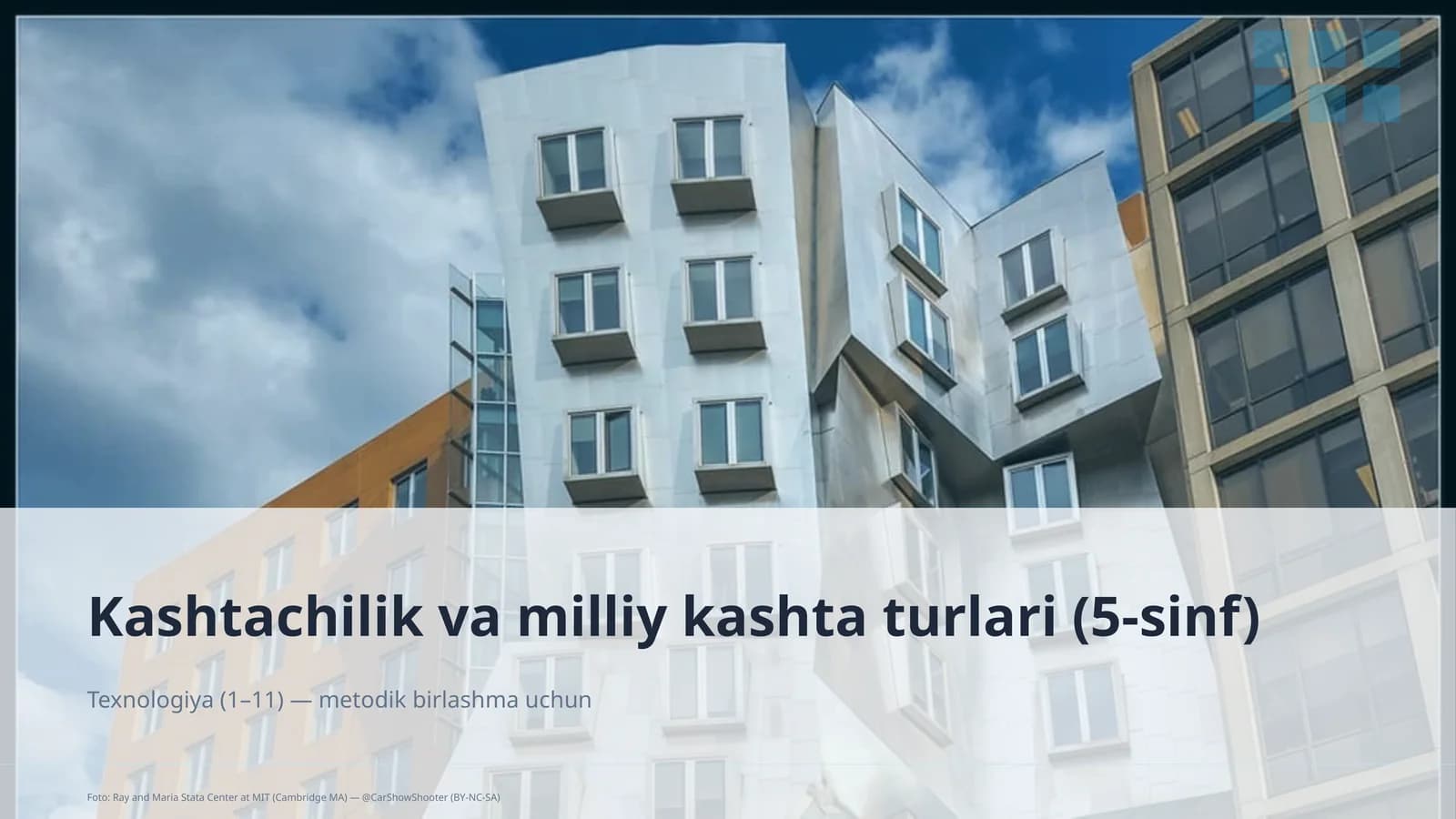 Kashtachilik va milliy kashta turlari (5-sinf)