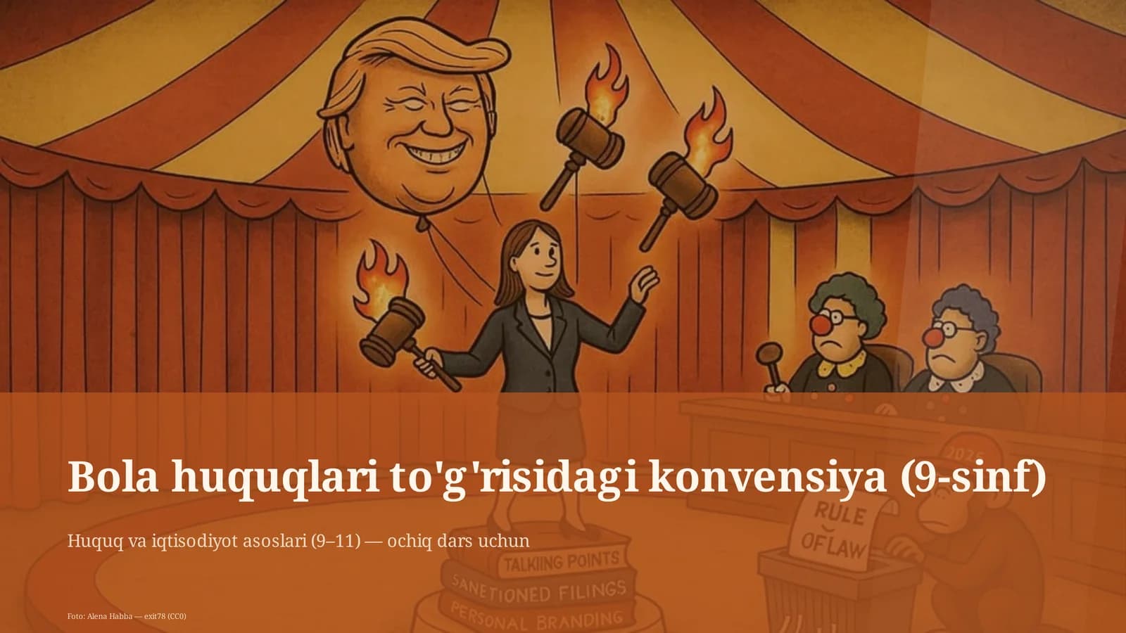 Bola huquqlari to'g'risidagi konvensiya (9-sinf)