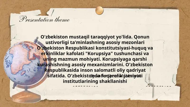 Korupsiya va uning mohiyati