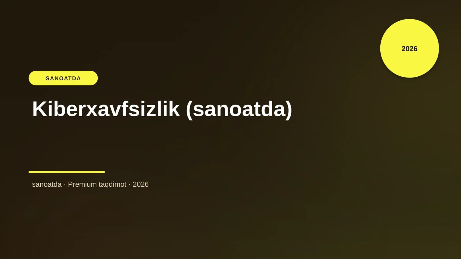 Kiberxavfsizlik (sanoatda)
