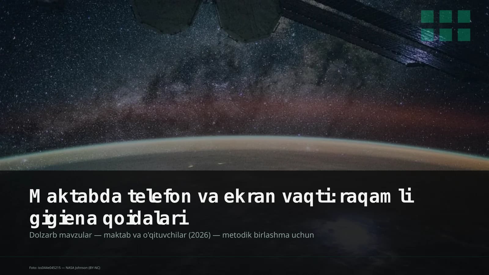 Maktabda telefon va ekran vaqti: raqamli gigiena qoidalari