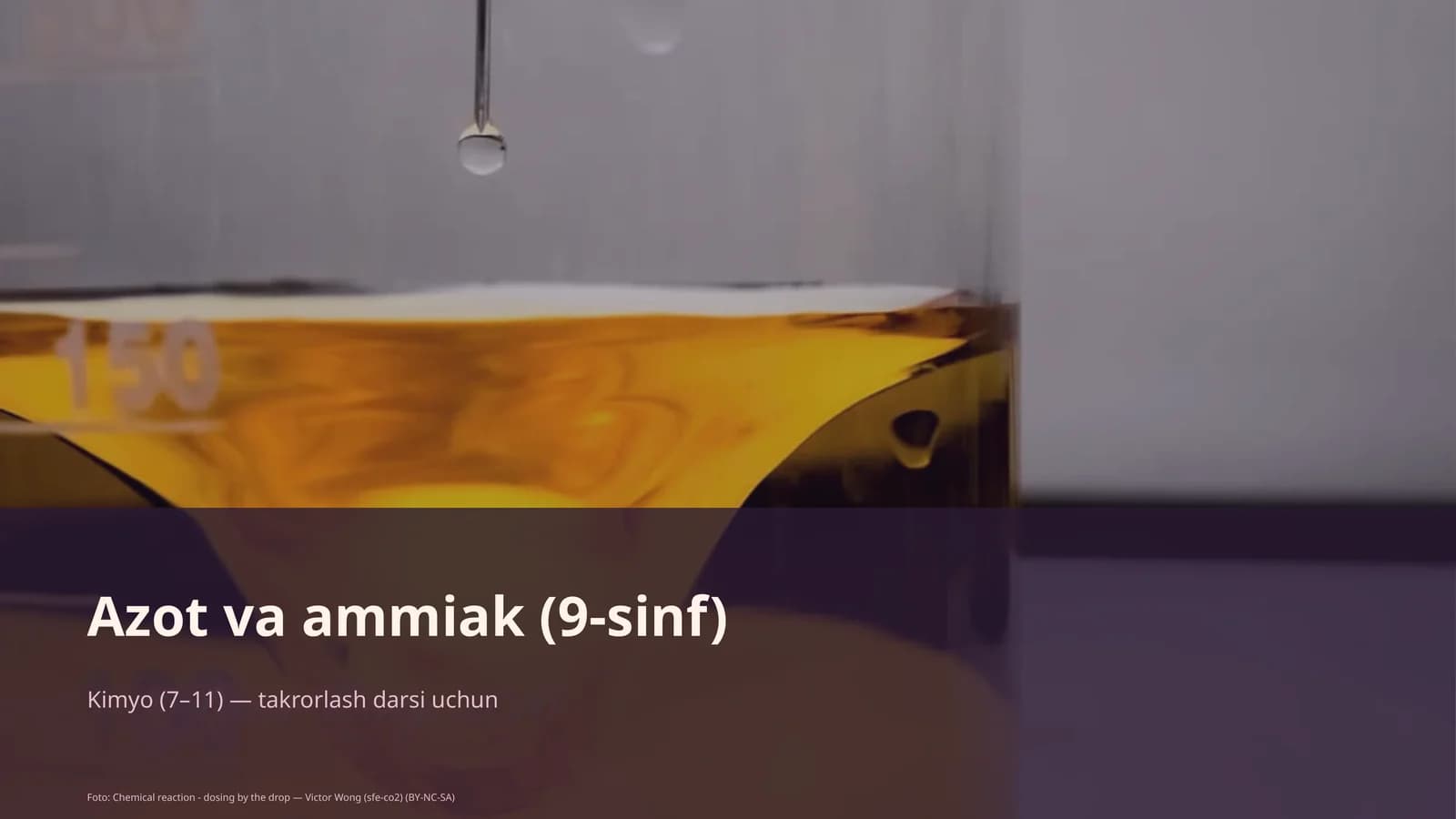 Azot va ammiak (9-sinf)