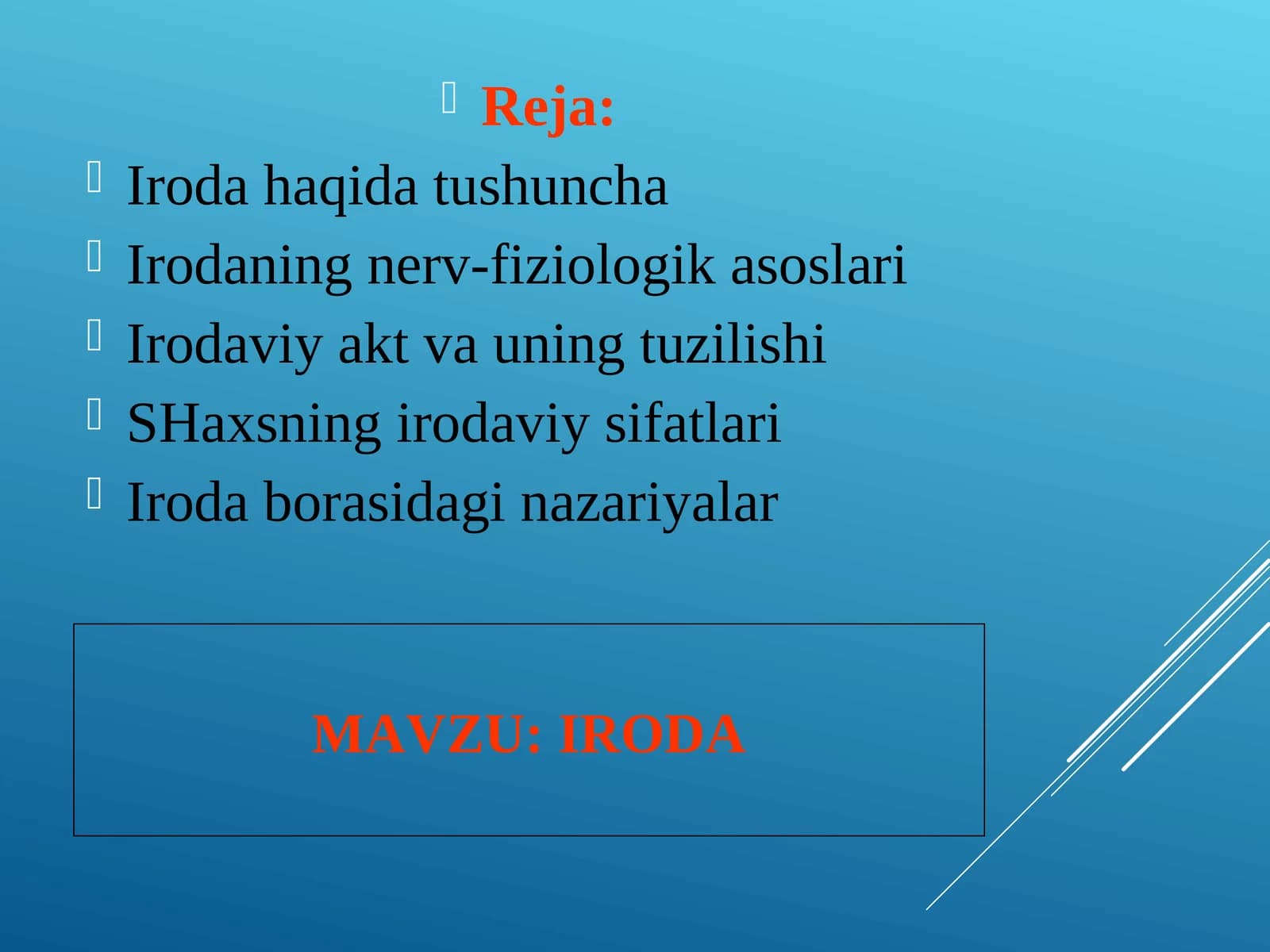 IRODA