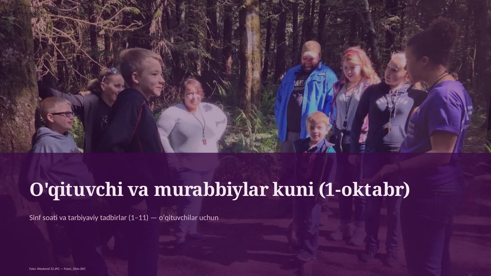 O'qituvchi va murabbiylar kuni (1-oktabr)