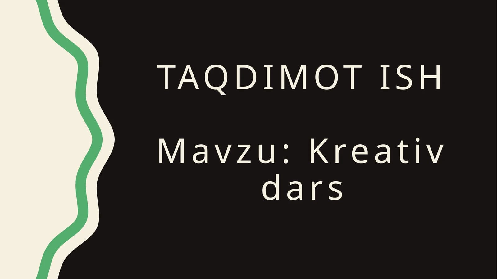 Kreativdars