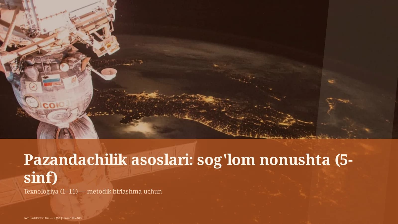 Sog'lom nonushta (5-sinf)