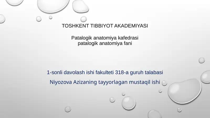 Kanserogen agentlar va ularning hujayralar bilano'zarotasi