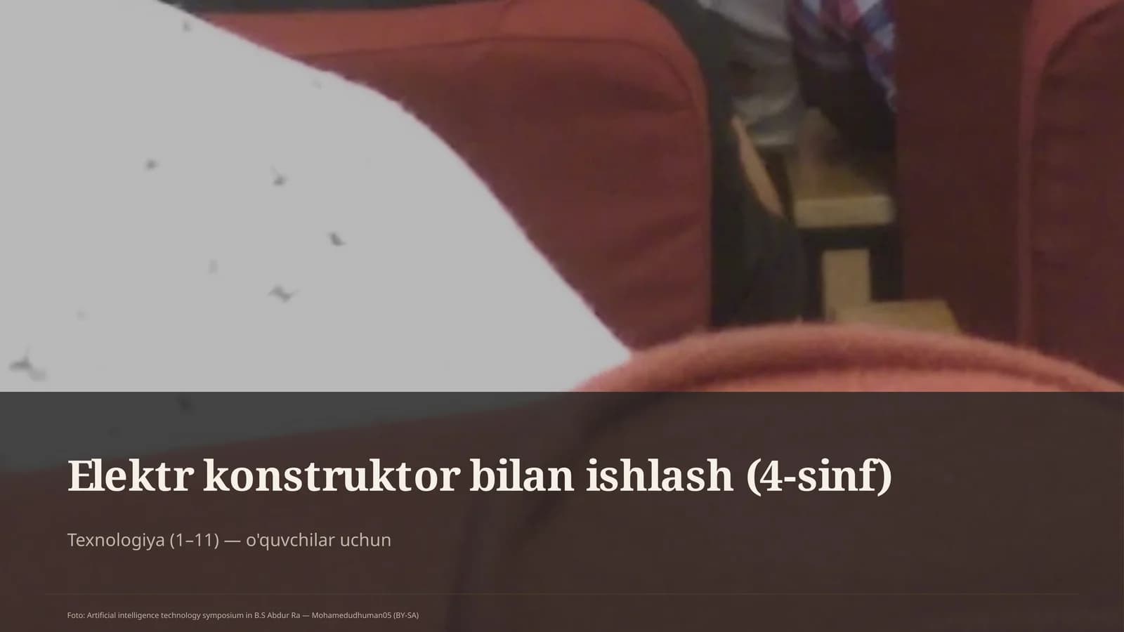 Elektr konstruktor bilan ishlash (4-sinf)