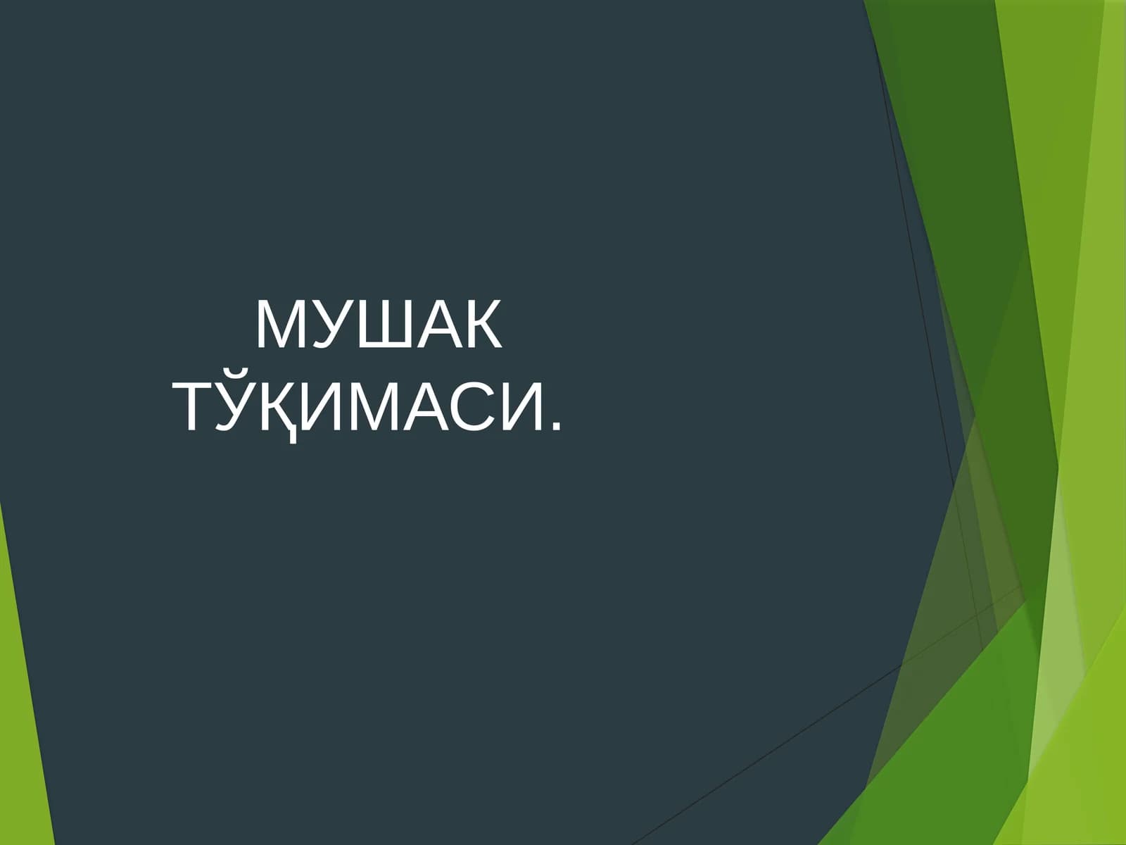 Мушак тўқимаси